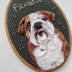 Custom Pet Wool Felt Portrait - Bespoke Fiber Art